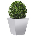 vidaXL Jardinières 2 Pièces 40x40x40 cm acier galvanisé