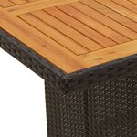 vidaXL Ensemble à manger de jardin 9Pièces coussins noir résine tressée
