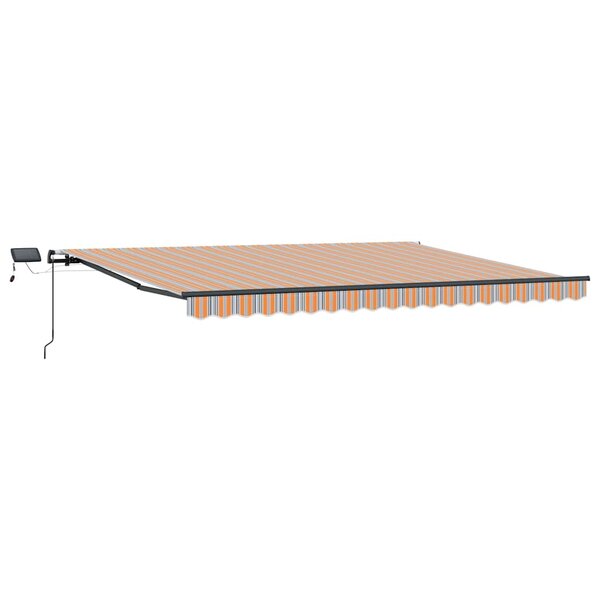 vidaXL Auvent Rétractable Multicolore 400 ×300 cm tissu