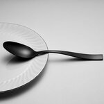 Ménagères 24 pièces inox - Finition noir