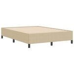 vidaXL Cadre de lit Vert gris 140 x 190 cm Tissu en velours côtelé