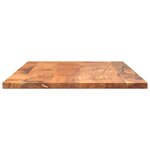 vidaXL Dessus de table 80x60x3 8 cm rectangulaire bois massif d'acacia