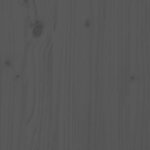 vidaXL Support pour bois de chauffage Gris 108x73x79 cm Bois de pin