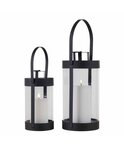 2 lanternes en acier BONDI