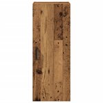 vidaXL Armoire murale vieux bois 34 5x34x90 cm bois d'ingénierie