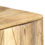 vidaXL Buffet 118x30x75 cm Bois de manguier massif