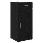 vidaXL Buffet Chêne noir 42 5 x 40 x 93 cm Bois d'ingénierie