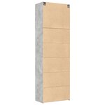 vidaXL Buffet haut gris béton 80x42 5x249 cm bois d'ingénierie