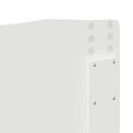 vidaXL Tête de lit Blanc Brillant 150 cm Bois d'ingénierie