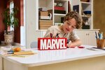 Set de Construction LEGO Marvel Logo MARVEL avec Super-héros - 76313