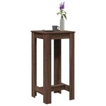 vidaXL Table de bar chêne marron 51x50x103 5 cm bois d'ingénierie
