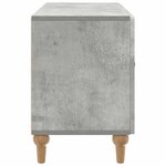 vidaXL Meuble TV Gris béton 99 x 34 5 x 50 cm Bois d'ingénierie