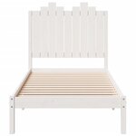 vidaXL Cadre de lit extra long sans matelas 100x220 cm bois massif