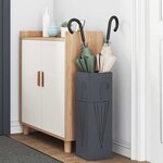 vidaXL Porte-parapluie Anthracite 15 5 x 15 5 x 49 cm Métal