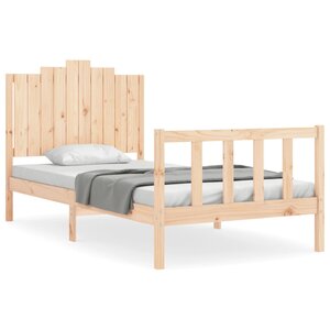 vidaXL Cadre de lit sans matelas 100x200 cm bois massif de pin
