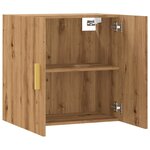 vidaXL Armoire murale chêne artisanal 60x31x60 cm bois d'ingénierie