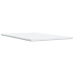 vidaXL Sommier à lattes de lit avec matelas crème 120x190 cm tissu