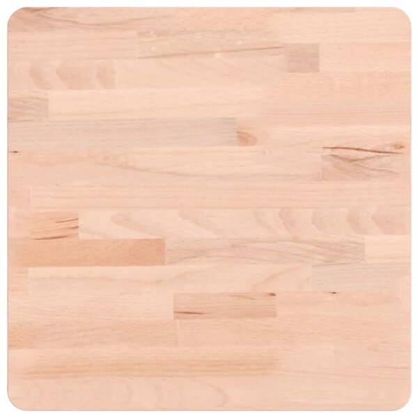 vidaXL Dessus de table 40x40x2 5 cm carré bois massif de hêtre