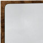vidaXL Miroir de salle de bain à LED chêne sonoma bois d'ingénierie
