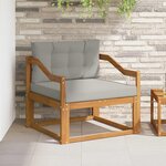 vidaXL Sofa de milieu extérieur Naturel