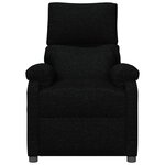 vidaXL Fauteuil électrique de massage Noir Tissu