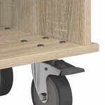 vidaXL Meuble TV Chêne Sonoma 37 x 35 x 35 cm Bois d'ingénierie
