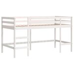 vidaXL Lit mezzanine enfants avec tunnel sans matelas 90x200 cm