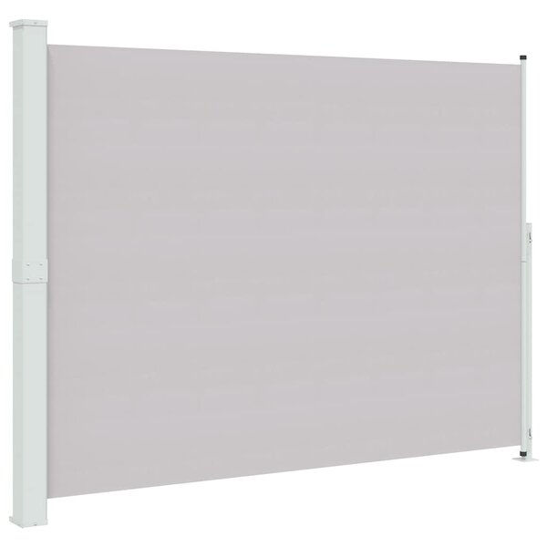vidaXL Auvent latéral rétractable de patio 220x300 cm Gris