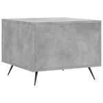 vidaXL Tables basses 2 Pièces gris béton 50x50x40 cm bois d'ingénierie