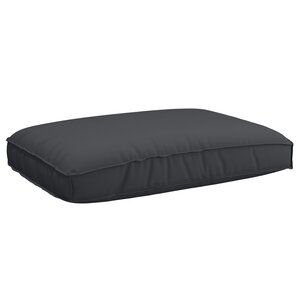vidaXL Coussin pour assise de palette Noir 120 x 80 x 12 cm