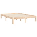 vidaXL Cadre de lit sans matelas bois de pin massif