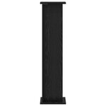vidaXL Support de Plante 2 pièces Chêne noir 25 x 25 5 x 100 5 cm