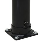 vidaXL Douche solaire Noir 220 cm 20 L