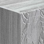 vidaXL Cabinet de chevet mural Sonoma gris 34 5 x 33 x 40 cm