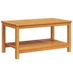 vidaXL Table basse 90x50x45 cm en bois d'acacia massif