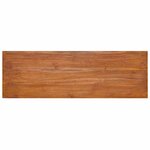 vidaXL Meuble TV mural 90x30x30 cm Bois de teck massif