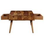 vidaXL Table basse 110x50x35 cm Bois massif