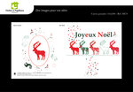 Carte double - noël - dessin marion muller