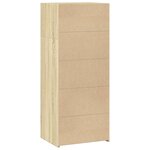 vidaXL Buffet haut chêne sonoma 50x41x124 cm bois d'ingénierie