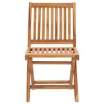 vidaXL Chaises de jardin lot de 2 et coussins noir Bois de teck massif