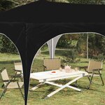 vidaXL Tente de fête pop-up 575 x 288 x 245 cm Noir Tissu Oxford