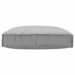 vidaXL Coussin pour assise de palette Gris 80 x 80 x 12 cm