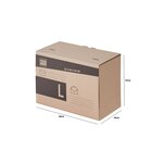 Pack and Move - Lot 36 cartons pour expédition - Taille L - 25 x 38 x 20 cm - Carton renforcé - 20 KG max