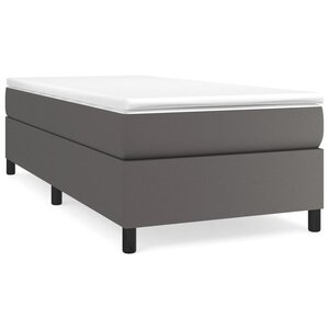 vidaXL Cadre de lit gris 80x200 cm similicuir