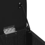 vidaXL Banc de rangement Chêne noir 42x42x45 cm Bois massif