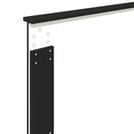 vidaXL Tête de lit Chêne noir 75 cm Bois d'ingénierie