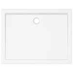 vidaXL Receveur de douche rectangulaire ABS 80x100 cm