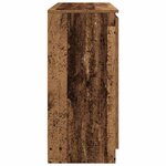 vidaXL Buffet avec tiroirs vieux bois 100 5x35x76 cm bois d'ingénierie