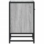 vidaXL Tables de chevet 2 Pièces sonoma gris 40x31x50 cm bois ingénierie