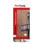 Marqueur permanent N50S  pointe ogive  étui de 4 PENTEL